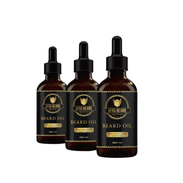 AfroBeard Bundle: 10x Classic Beard Growth and Moisturizing Oil - Image 5